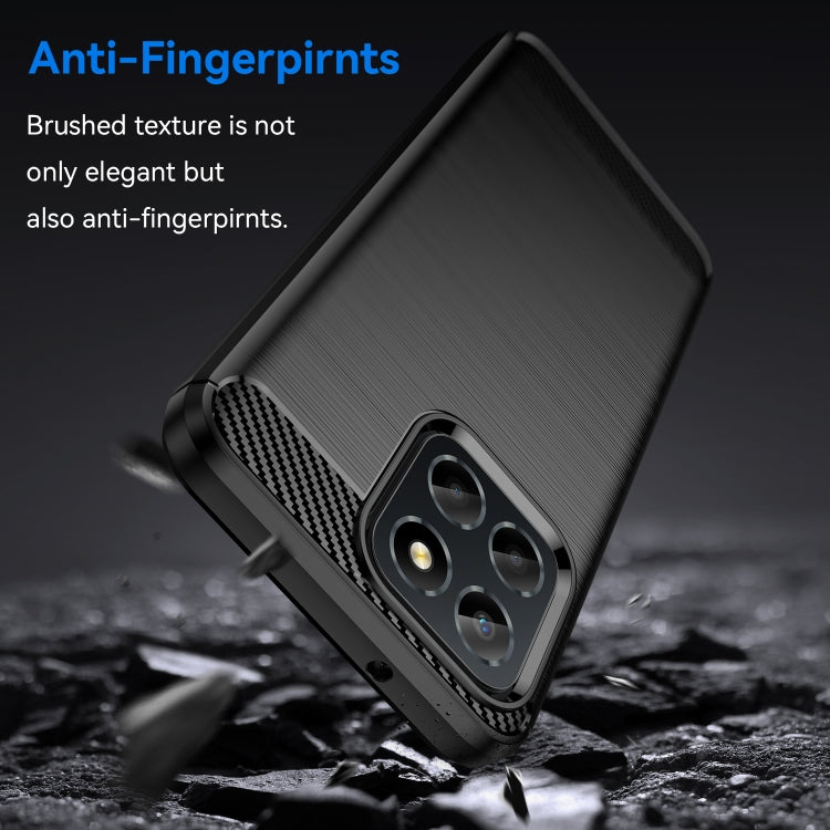 For Honor Play 30 Brushed Texture Carbon Fiber TPU Phone Case