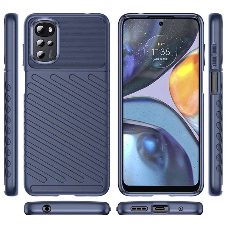 For Motorola Moto E32 India Thunderbolt Shockproof TPU Protective Soft Phone Case