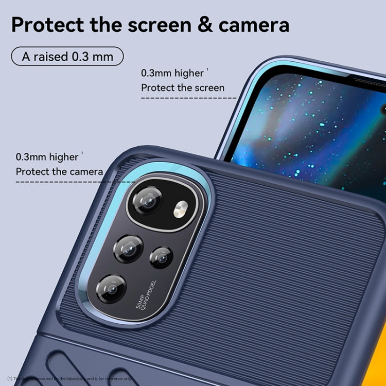 For Motorola Moto E32 India Thunderbolt Shockproof TPU Protective Soft Phone Case