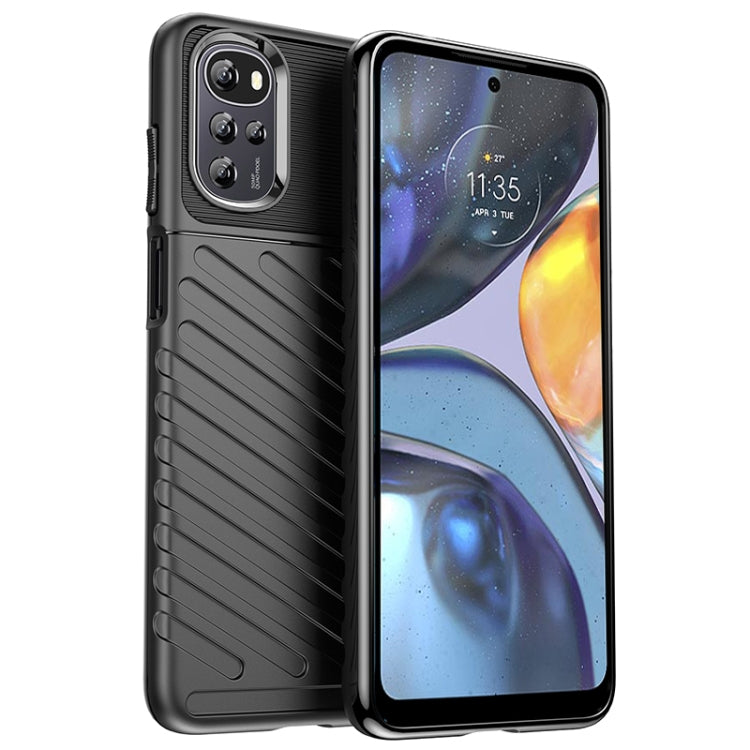 For Motorola Moto E32 India Thunderbolt Shockproof TPU Protective Soft Phone Case