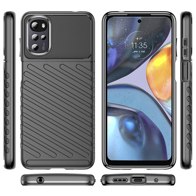 For Motorola Moto E32 India Thunderbolt Shockproof TPU Protective Soft Phone Case