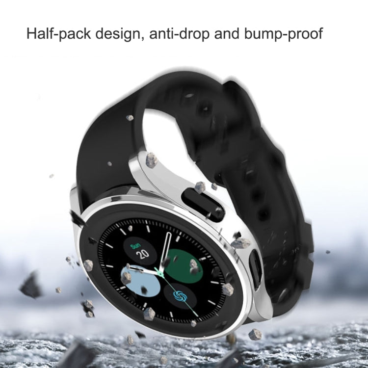 For Samsung Galaxy Watch5 Pro 45mm Electroplating Hollow Half-pack TPU Protective Case