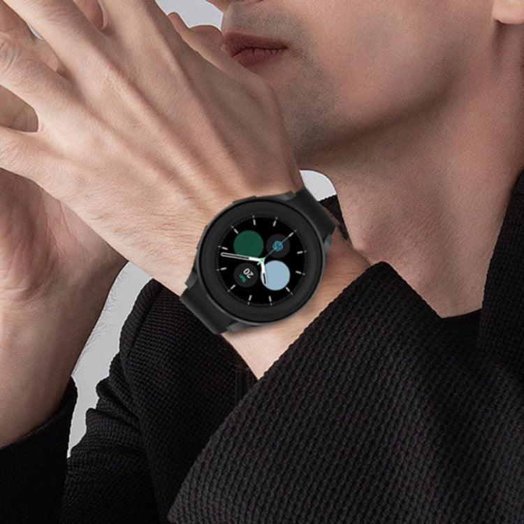 For Samsung Galaxy Watch5 Pro 45mm Electroplating Hollow Half-pack TPU Protective Case