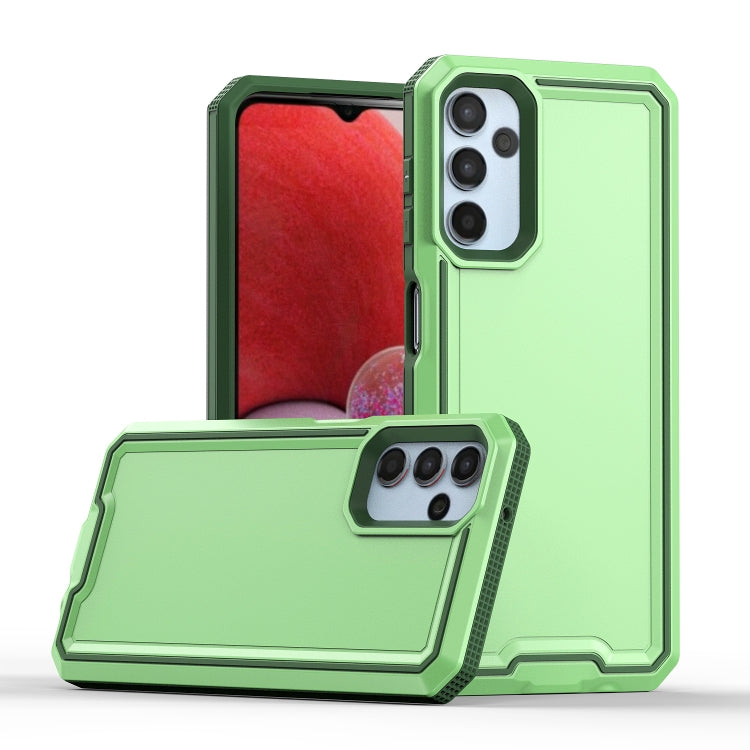 For Samsung Galaxy A14 5G Armour Two-color TPU + PC Phone Case