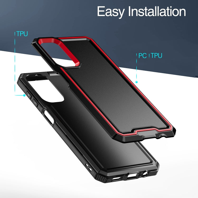 For Samsung Galaxy A14 5G Armour Two-color TPU + PC Phone Case