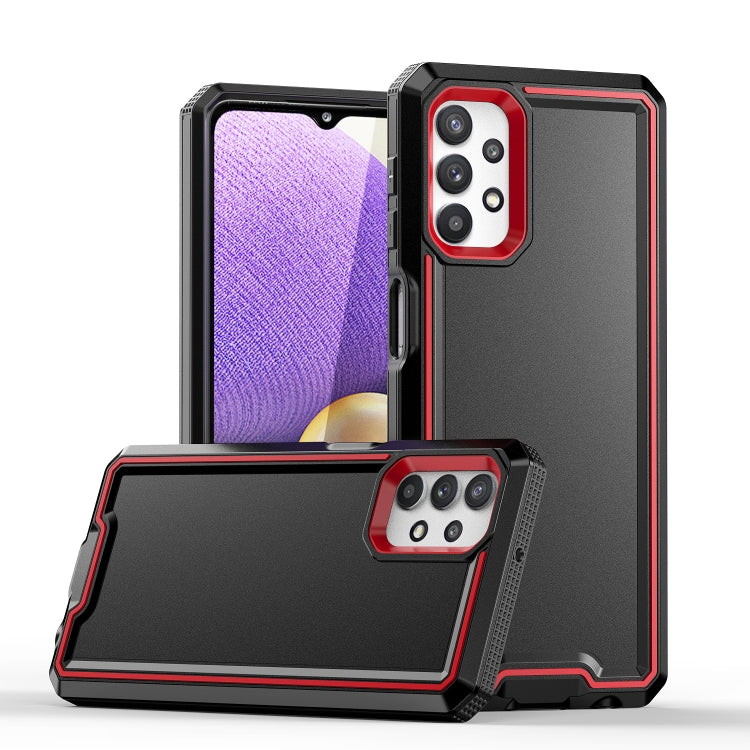 For Samsung Galaxy A32 4G Armour Two-color TPU + PC Phone Case