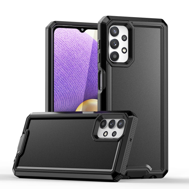 For Samsung Galaxy A32 4G Armour Two-color TPU + PC Phone Case