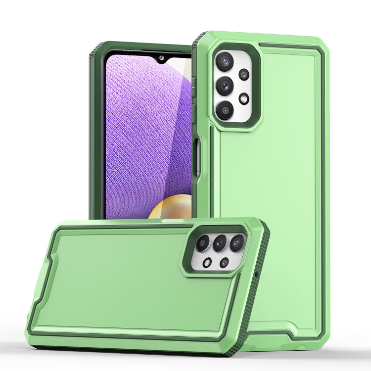 For Samsung Galaxy A32 4G Armour Two-color TPU + PC Phone Case