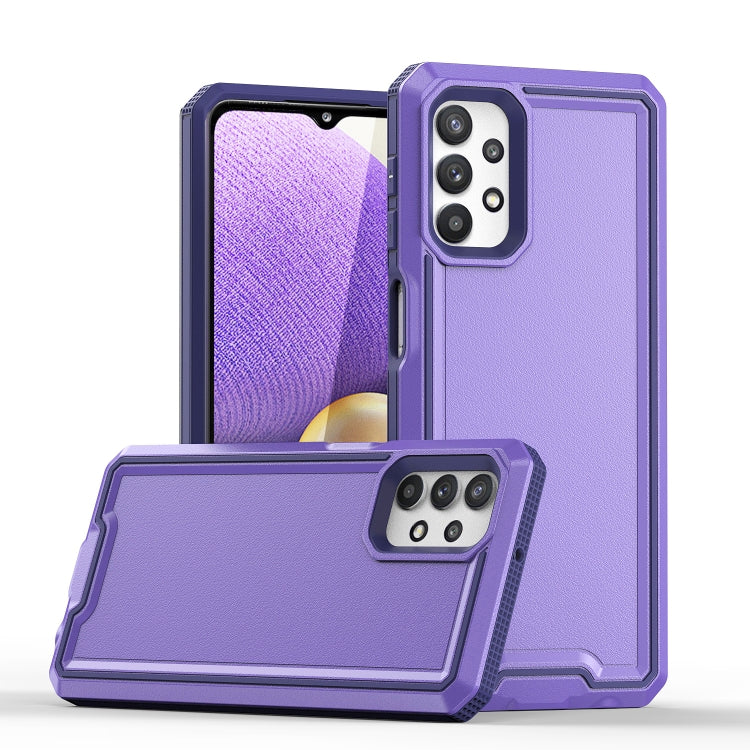 For Samsung Galaxy A32 4G Armour Two-color TPU + PC Phone Case