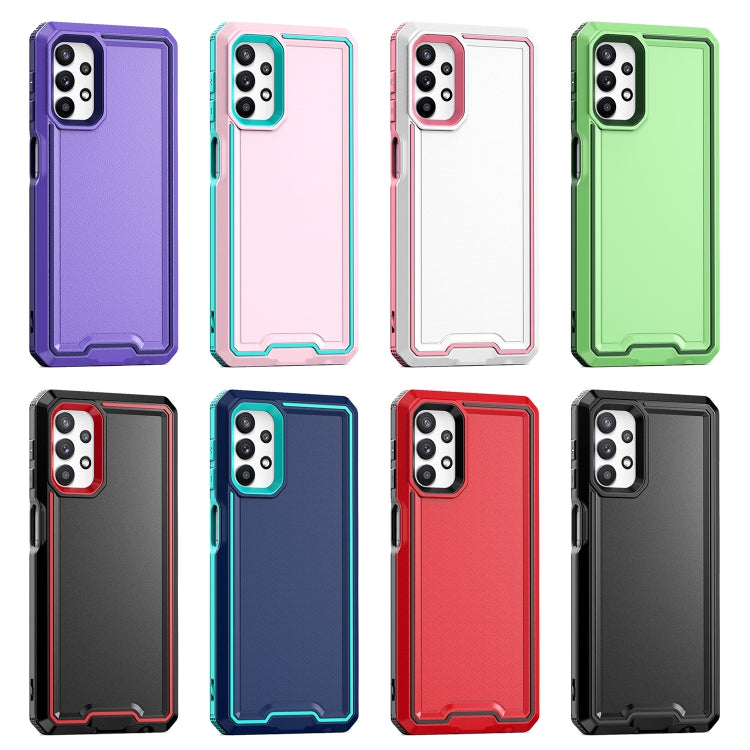 For Samsung Galaxy A32 4G Armour Two-color TPU + PC Phone Case