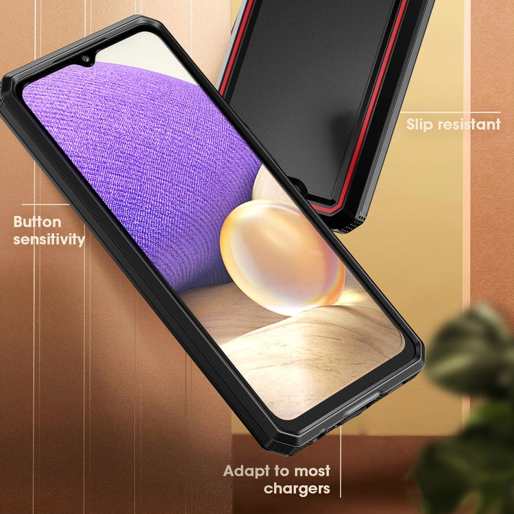 For Samsung Galaxy A32 4G Armour Two-color TPU + PC Phone Case