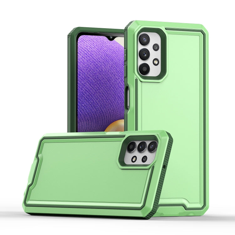 For Samsung Galaxy A32 5G Armour Two-color TPU + PC Phone Case