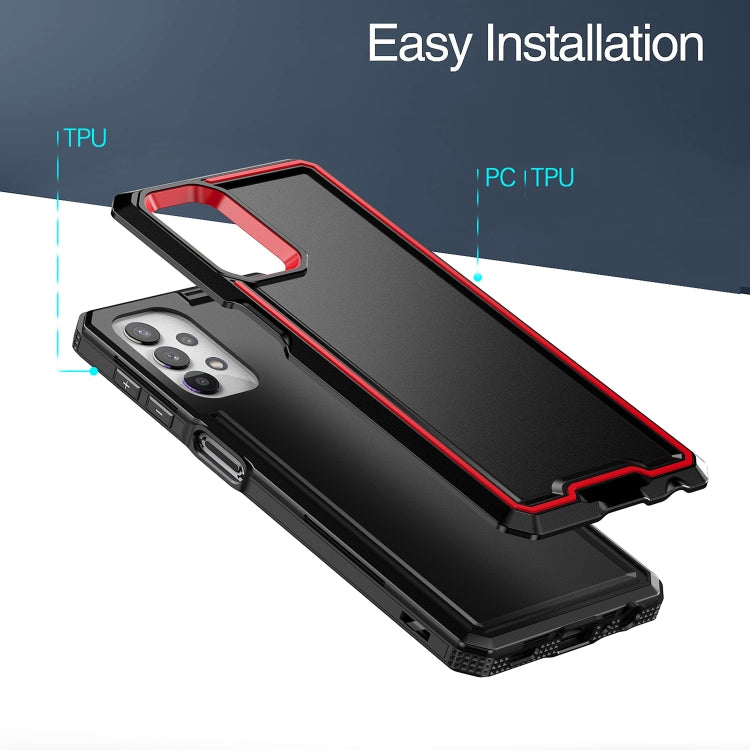 For Samsung Galaxy A32 5G Armour Two-color TPU + PC Phone Case