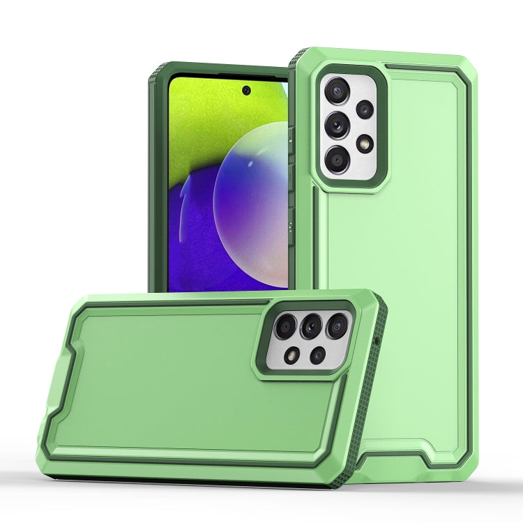 For Samsung Galaxy A52 4G&5G / A52S Armour Two-color TPU + PC Phone Case