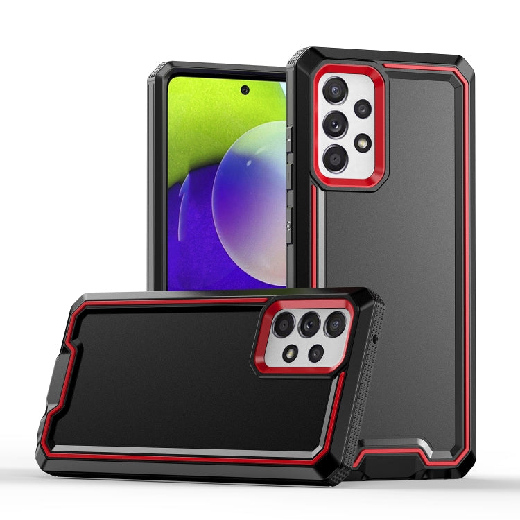 For Samsung Galaxy A72 4G / 5G Armour Two-color TPU + PC Phone Case