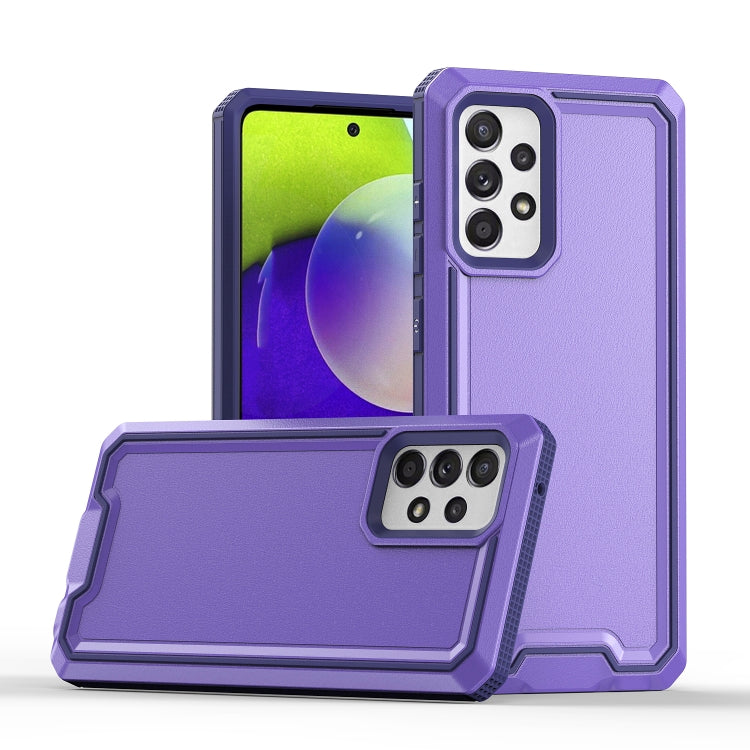 For Samsung Galaxy A72 4G / 5G Armour Two-color TPU + PC Phone Case