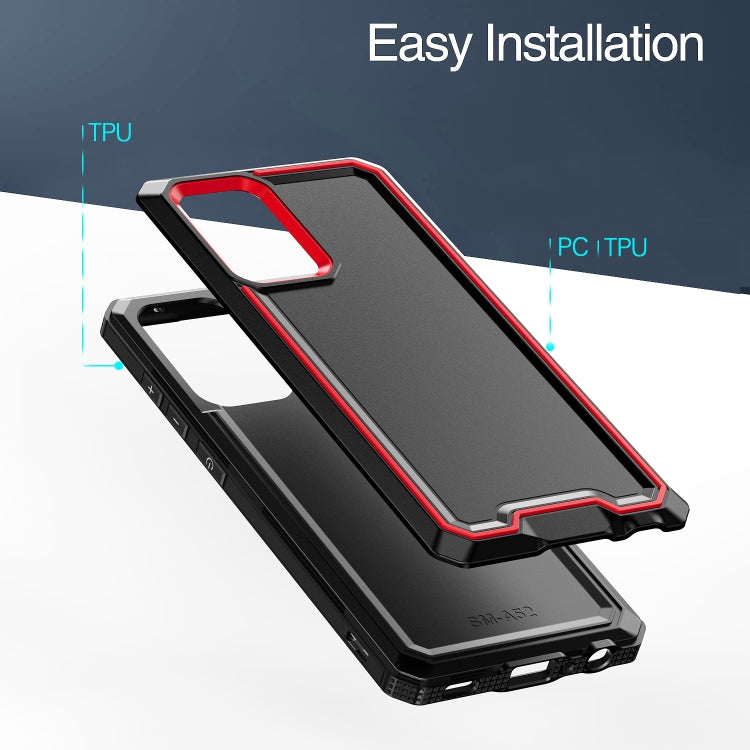 For Samsung Galaxy A72 4G / 5G Armour Two-color TPU + PC Phone Case