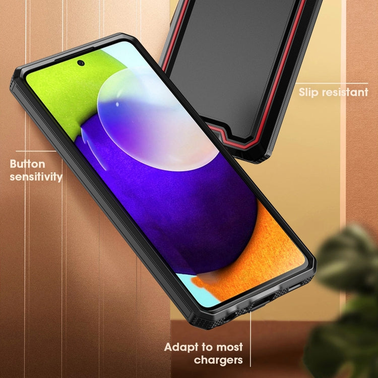 For Samsung Galaxy A72 4G / 5G Armour Two-color TPU + PC Phone Case