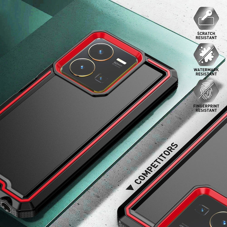 For vivo Y35 4G / Y22s Armour Two-color TPU + PC Phone Case