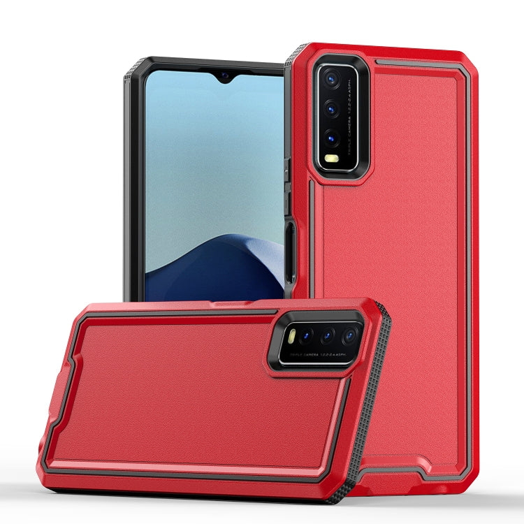 For vivo Y20 / Y20i / Y20s / Y12s Armour Two-color TPU + PC Phone Case