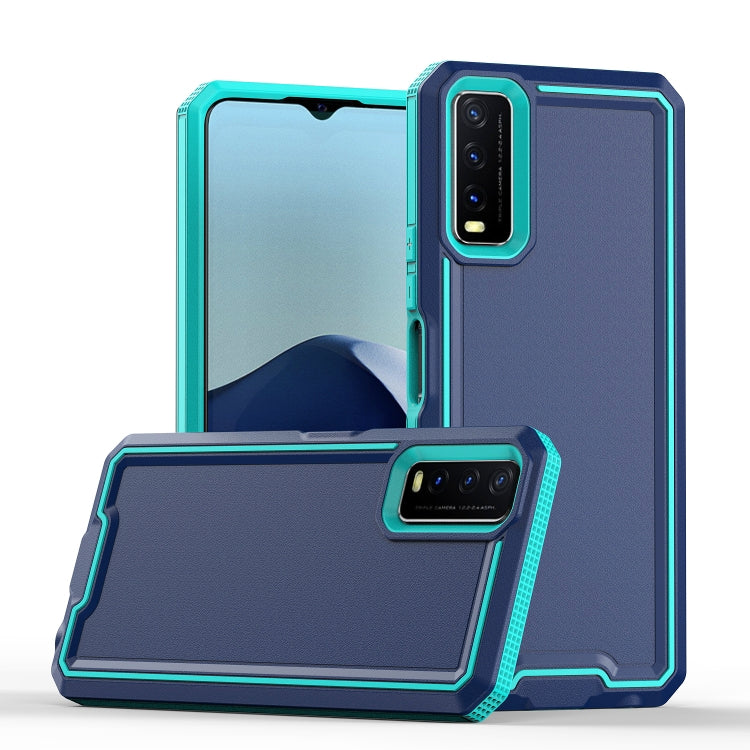 For vivo Y20 / Y20i / Y20s / Y12s Armour Two-color TPU + PC Phone Case