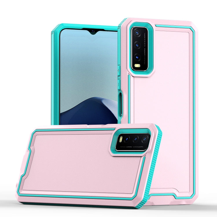 For vivo Y20 / Y20i / Y20s / Y12s Armour Two-color TPU + PC Phone Case