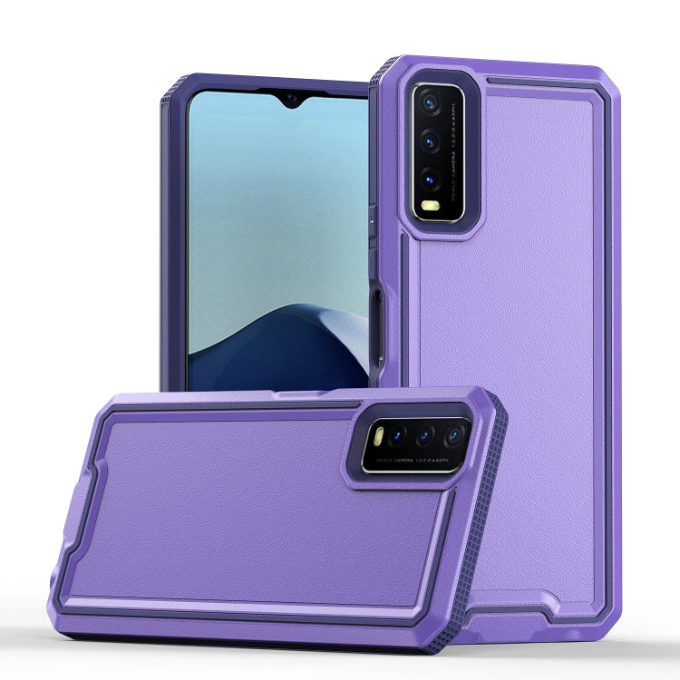 For vivo Y20 / Y20i / Y20s / Y12s Armour Two-color TPU + PC Phone Case