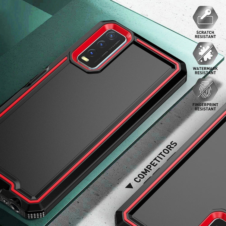 For vivo Y20 / Y20i / Y20s / Y12s Armour Two-color TPU + PC Phone Case