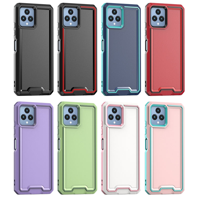 For T-Mobile Revvl 6 5G Armour Two-color TPU + PC Phone Case
