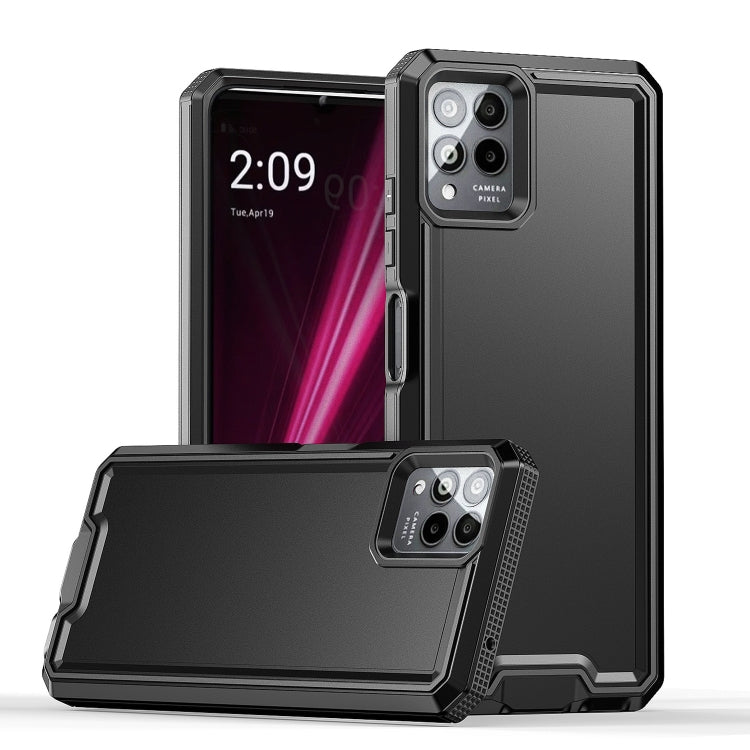 For T-Mobile Revvl 6 Pro 5G Armour Two-color TPU + PC Phone Case