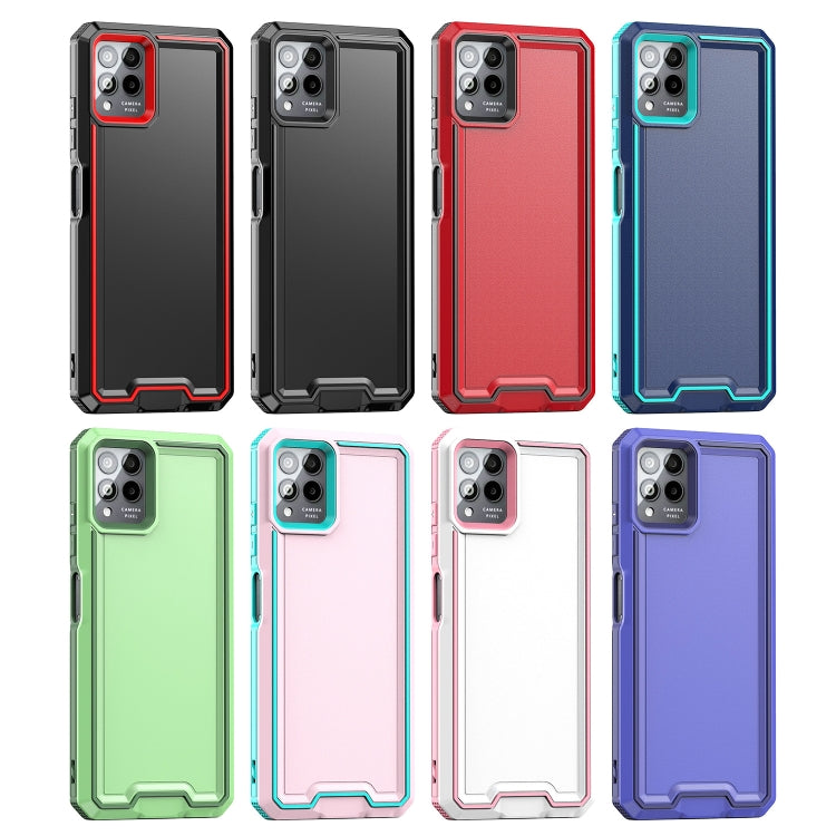 For T-Mobile Revvl 6 Pro 5G Armour Two-color TPU + PC Phone Case