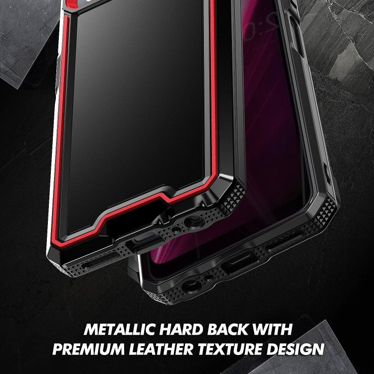 For T-Mobile Revvl 6 Pro 5G Armour Two-color TPU + PC Phone Case