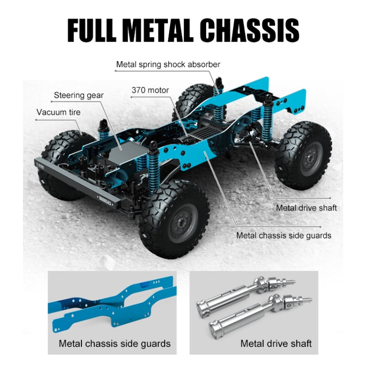 JJR/C Q121 2.4G RC Simulation Hummer Model 4WD Off-road Vehicle