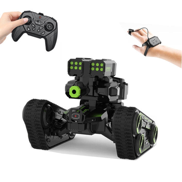 JJR/C 538 Gesture Sensing Remote Control Two-Wheel Tank Battle Spray Truck, Specification:Dual Control