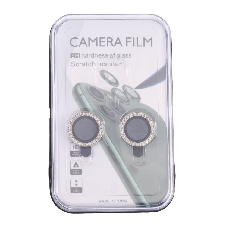 For iPhone 14 Plus 9H Point Drill Camera Lens Film Protector Circle
