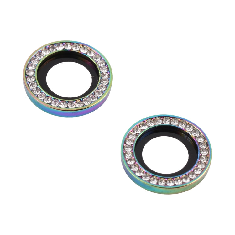 For iPhone 14 Plus 9H Point Drill Camera Lens Film Protector Circle