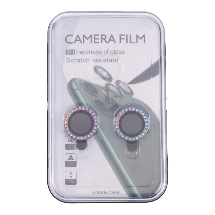 For iPhone 14 Plus 9H Point Drill Camera Lens Film Protector Circle