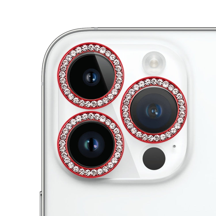 For iPhone 14 Pro 9H Point Drill Camera Lens Film Protector Circle