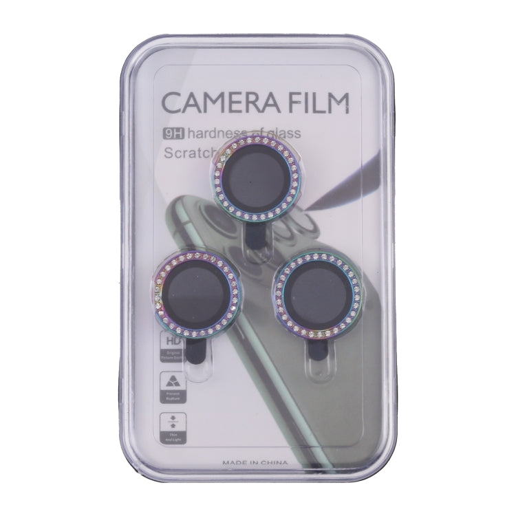 For iPhone 14 Pro 9H Point Drill Camera Lens Film Protector Circle