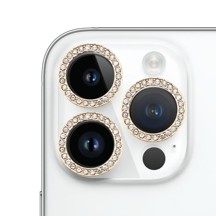For iPhone 14 Pro 9H Point Drill Camera Lens Film Protector Circle
