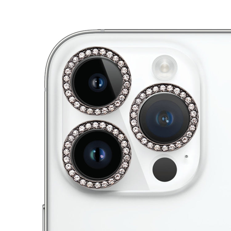 For iPhone 14 Pro 9H Point Drill Camera Lens Film Protector Circle