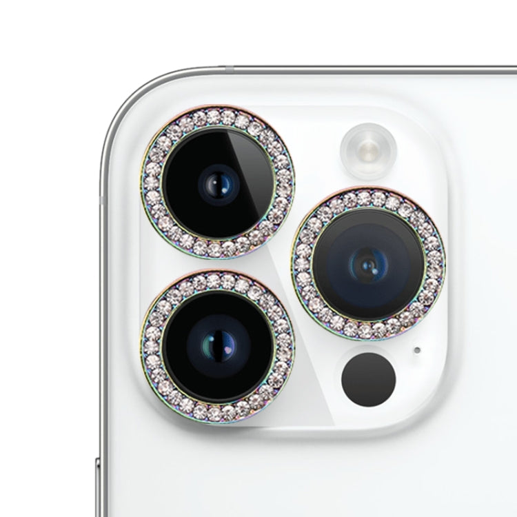 For iPhone 14 Pro Max 9H Point Drill Camera Lens Film Protector Circle
