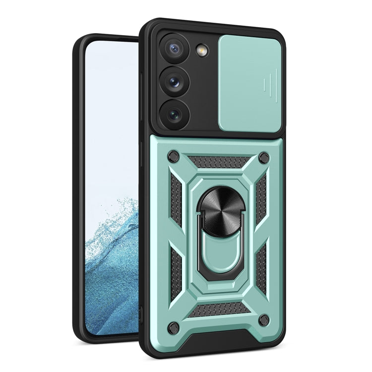 For Samsung Galaxy S23 5G Sliding Camera Cover Design TPU+PC Phone Case