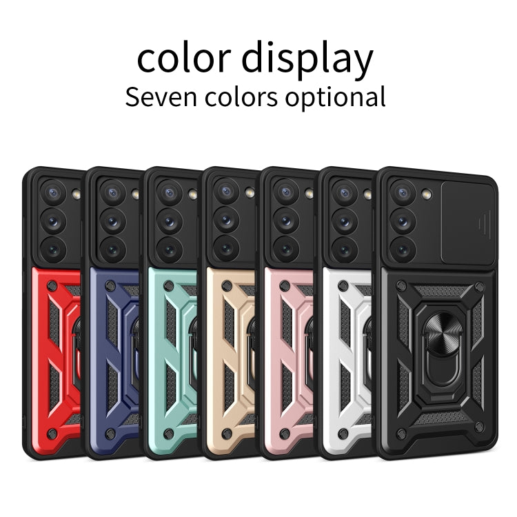 For Samsung Galaxy S23 5G Sliding Camera Cover Design TPU+PC Phone Case