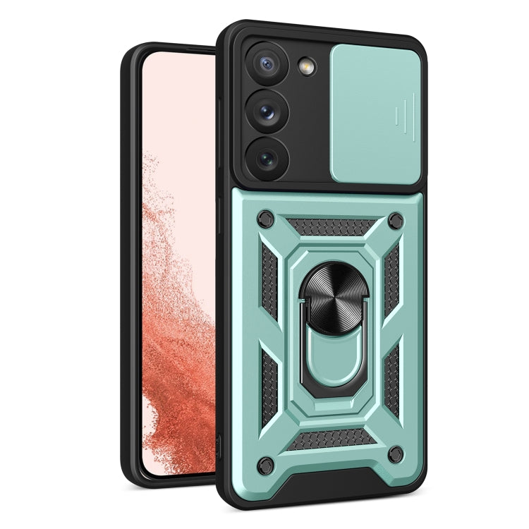 For Samsung Galaxy S23+ 5G Sliding Camera Cover Design TPU+PC Phone Case
