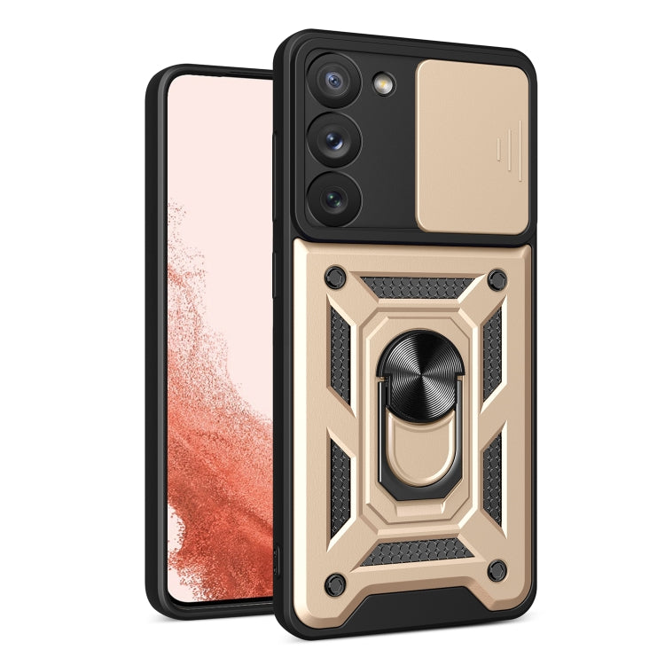 For Samsung Galaxy S23+ 5G Sliding Camera Cover Design TPU+PC Phone Case