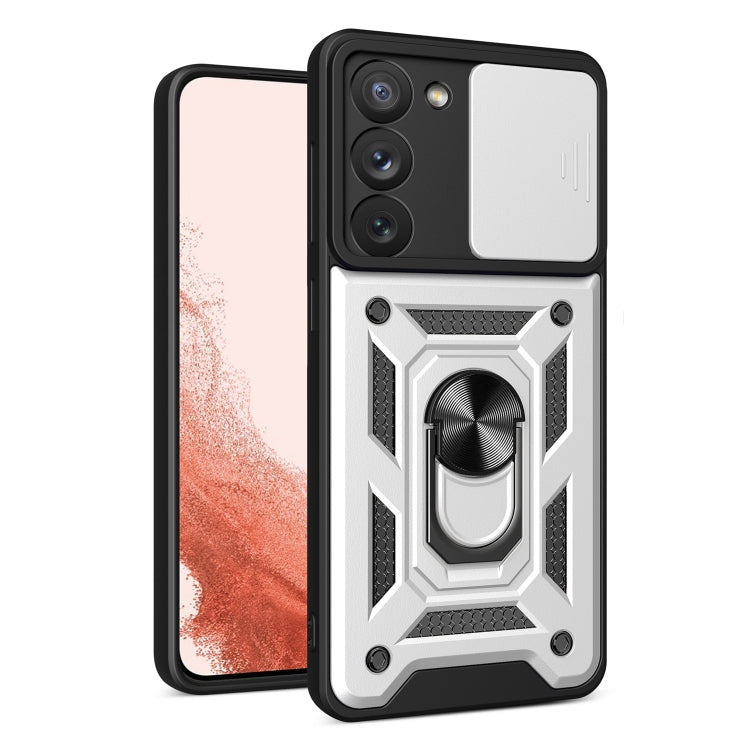 For Samsung Galaxy S23+ 5G Sliding Camera Cover Design TPU+PC Phone Case