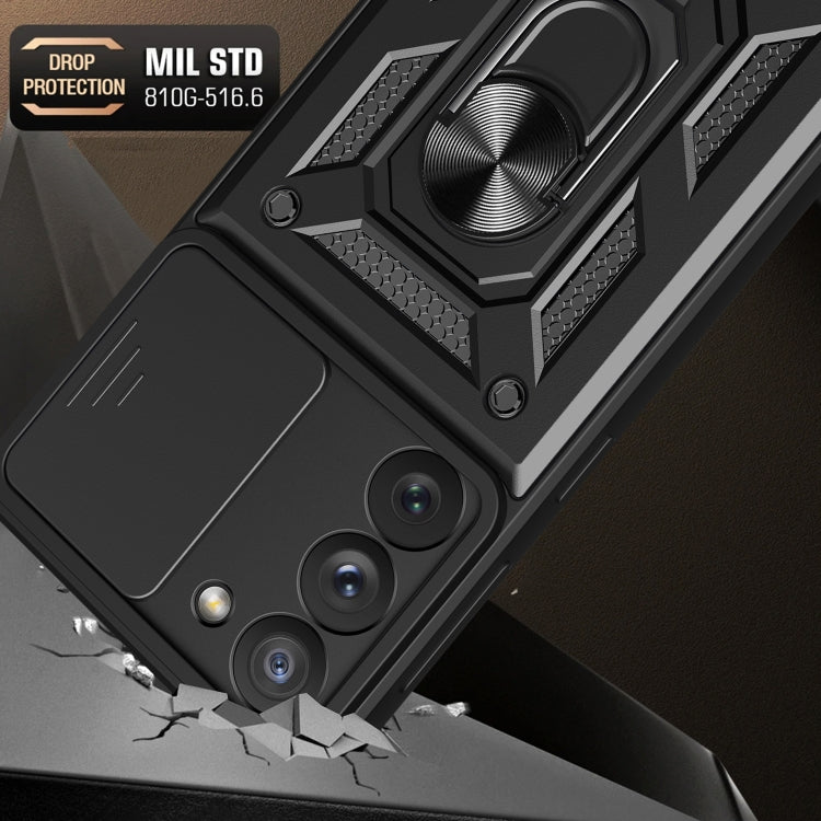 For Samsung Galaxy S23+ 5G Sliding Camera Cover Design TPU+PC Phone Case