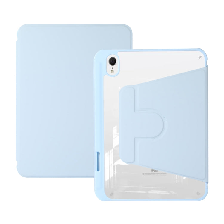 For iPad mini 6 Acrylic Rotatable Holder Tablet Leather Case