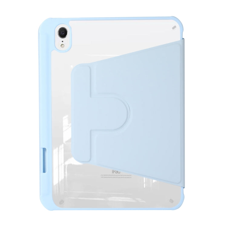 For iPad mini 6 Acrylic Rotatable Holder Tablet Leather Case